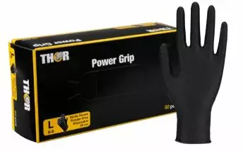 Thor Power Grip Nitriilihanska 50 kpl - Vuorettomat työkäsineet - 0000000195 - 1