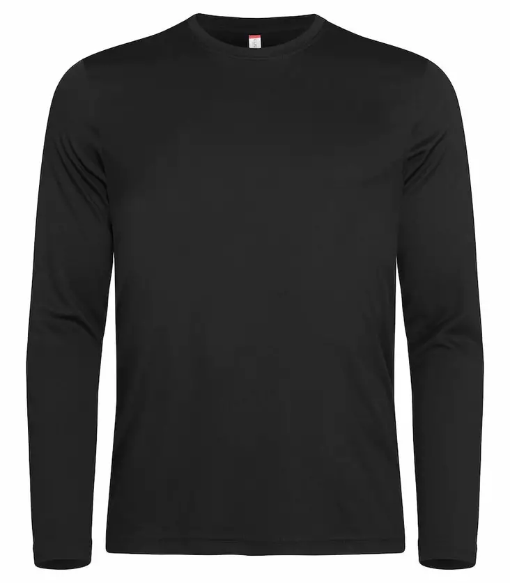 Clique Basic Active-T L/S, musta - T-Paidat - 029040-99 - 1