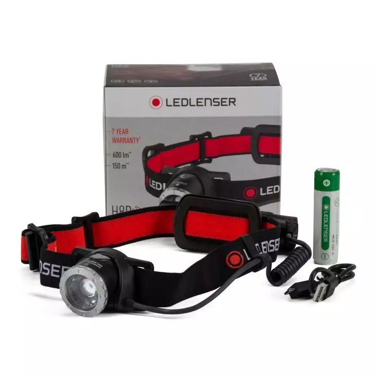 Led Lenser H8R Otsavalo ladattava 600lm - Kypärät - 0H8R - 1