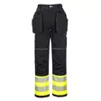 PW307 - PW3 Hi-Vis Riipputaskuhousut - Kesähousut - PW307-Y - 1